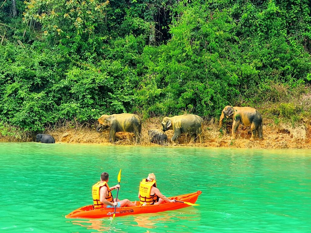 Phuket oder überall: 2-tägige Tour zum Cheow Lan See & Raft-Resort