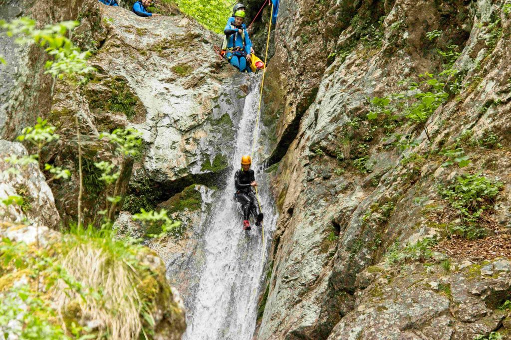 Canyoning für Anfänger in der Nähe von München