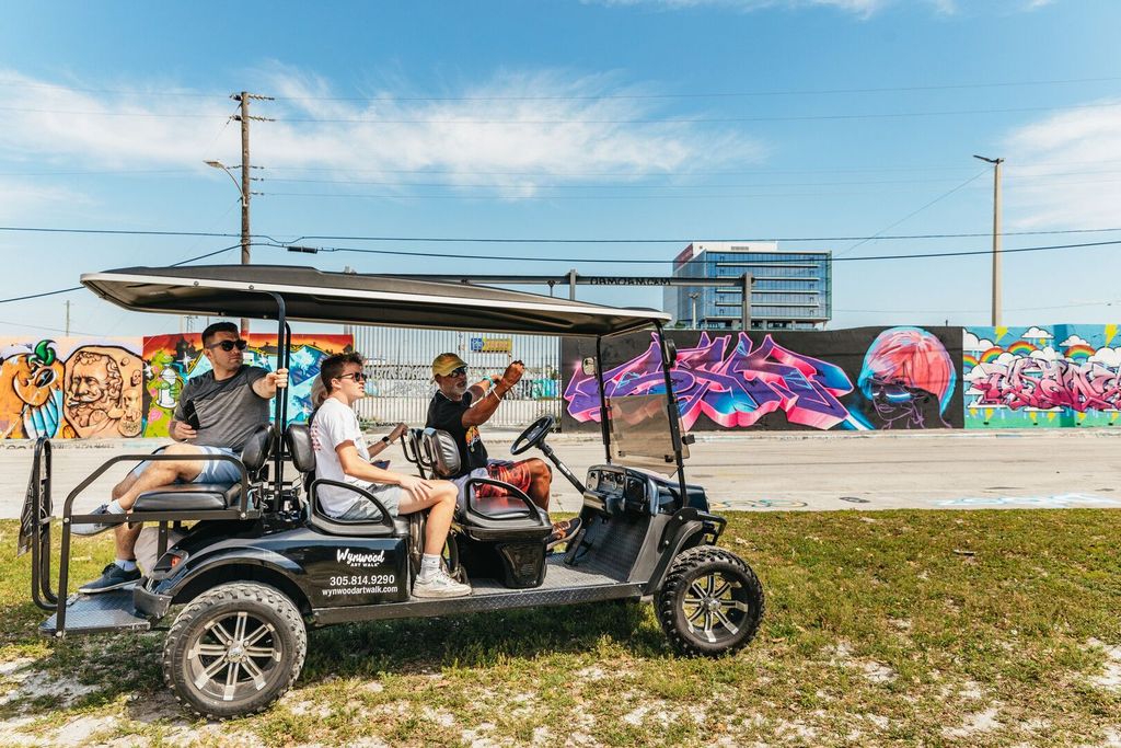 Wynwood Art District 1-stündige Street Art Tour mit dem Golf Cart