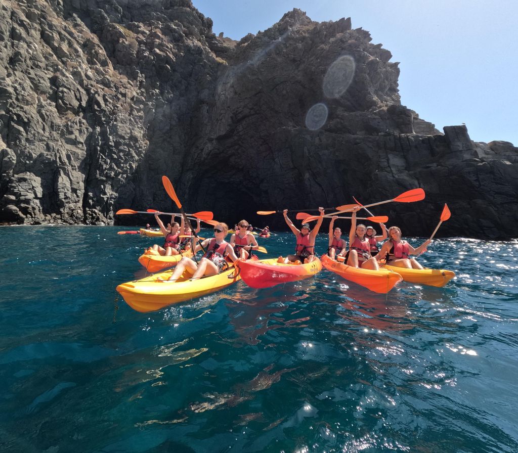 Teneriffa: Kajak- und Schnorcheltour für Gruppen