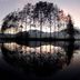 See im Abendlicht