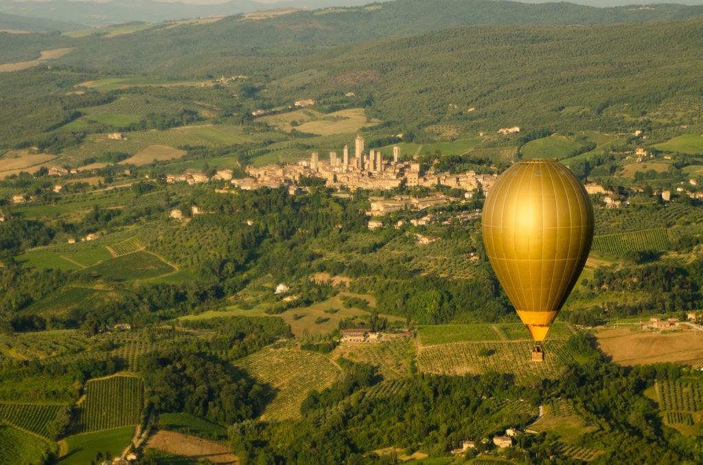 Heißluftballonflüge in der Nähe von San Gimignano