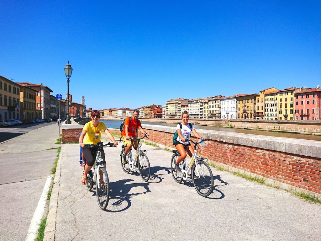 Pisa: Selbstgeführte Radtour nach Lucca