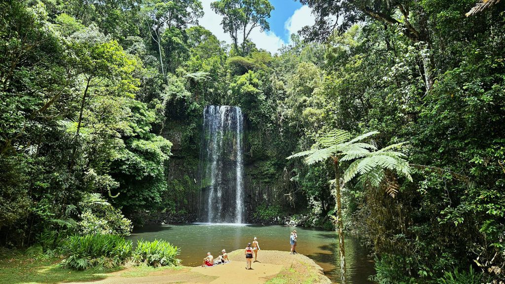 Von Cairns aus: Atherton Tablelands und Paronella Park Tagestour