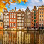 Historische Wohnhäuser in Amsterdam