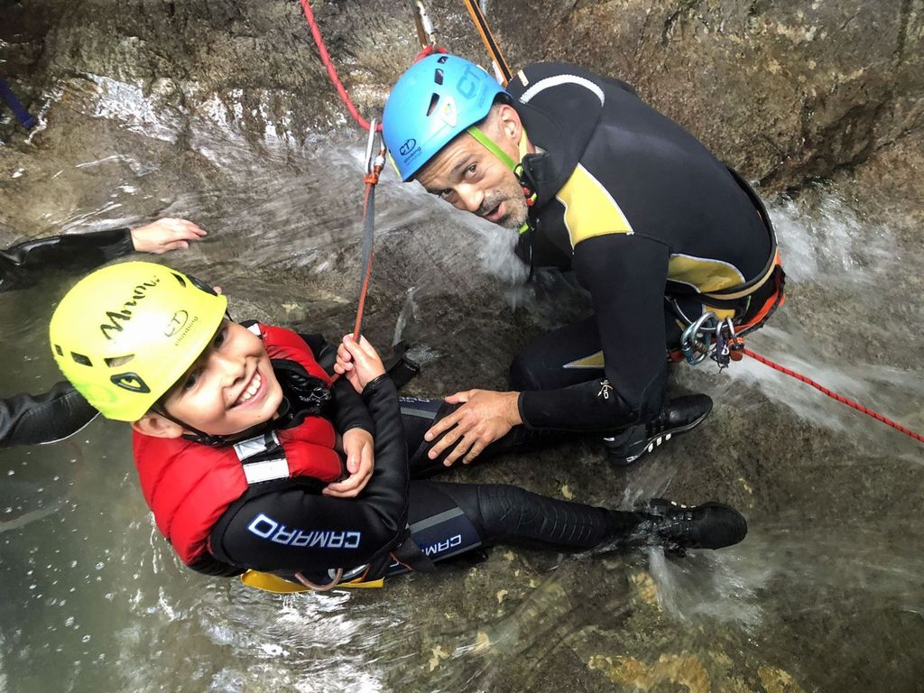 Gardasee: Geführte Canyoning-Tour durch die Palvico-Schlucht