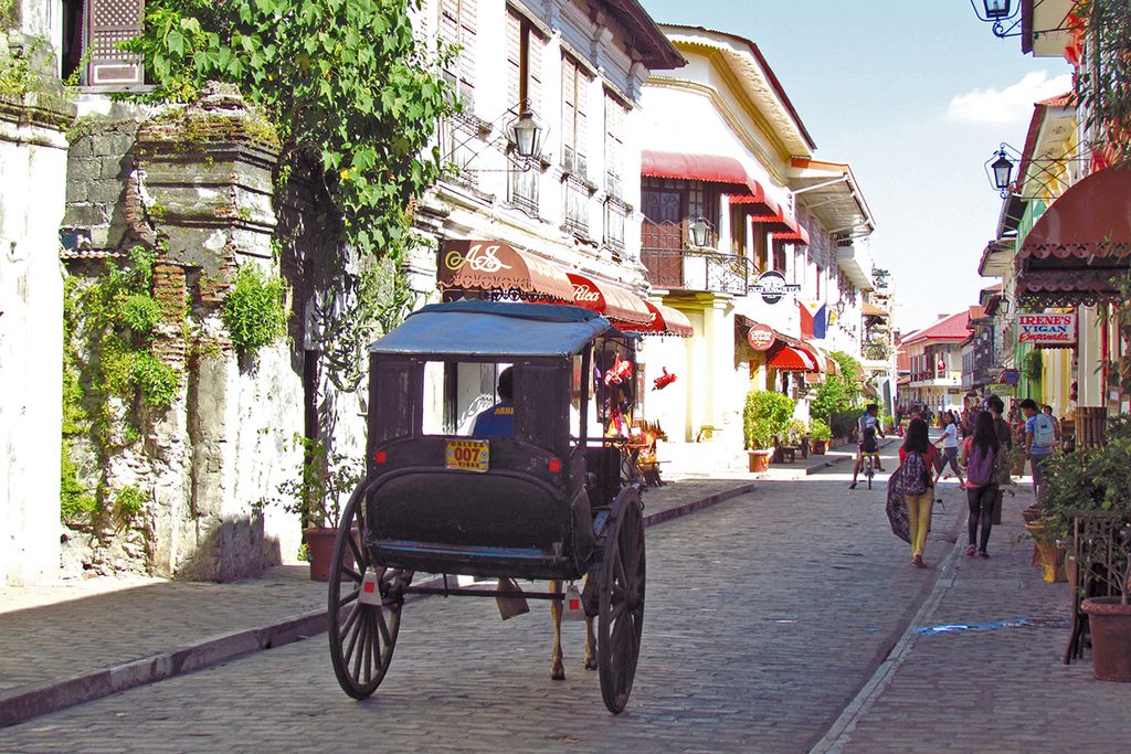 Vigan City, die Hauptstadt der philippinischen Provinz Ilocos Sur