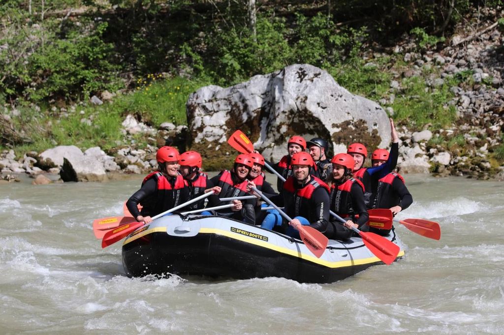 Bayern: Action Wildwasser Rafting Tagestour