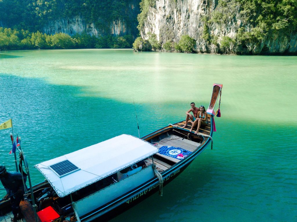 Krabi: Halbtägige/ganztägige private Tour zu 4 Inseln mit einem lokalen Longtailboot