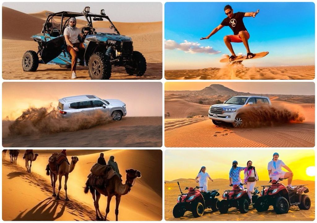 Doha: ATV, Quad/Buggy Dünenbashing, Kamelreiten, Sandboarding