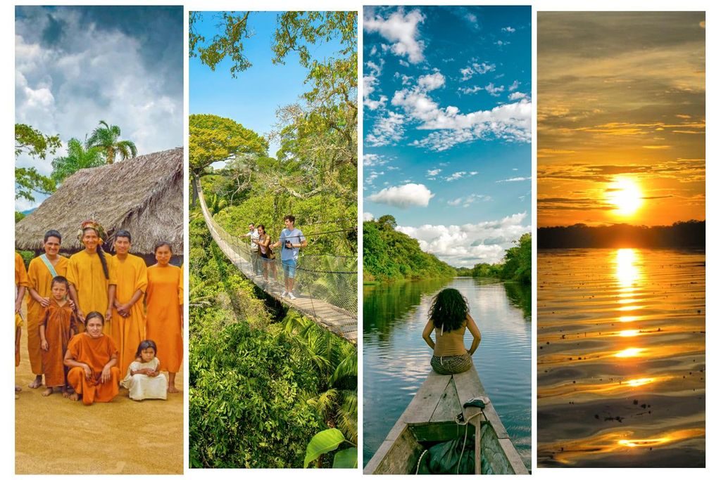 Iquitos: Amazonas-Flussfahrt mit Sonnenuntergang und Besuch bei den Kukama
