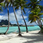 Strandidylle auf Bora Bora