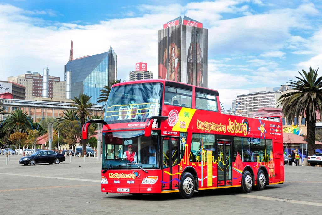 Johannesburg: Hop-On/Hop-Off-Bus mit optionaler Soweto Tour
