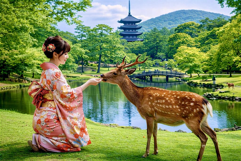 Nara: Hirschpark & UNESCO-Stätten – Tagestour mit Hotelabholung