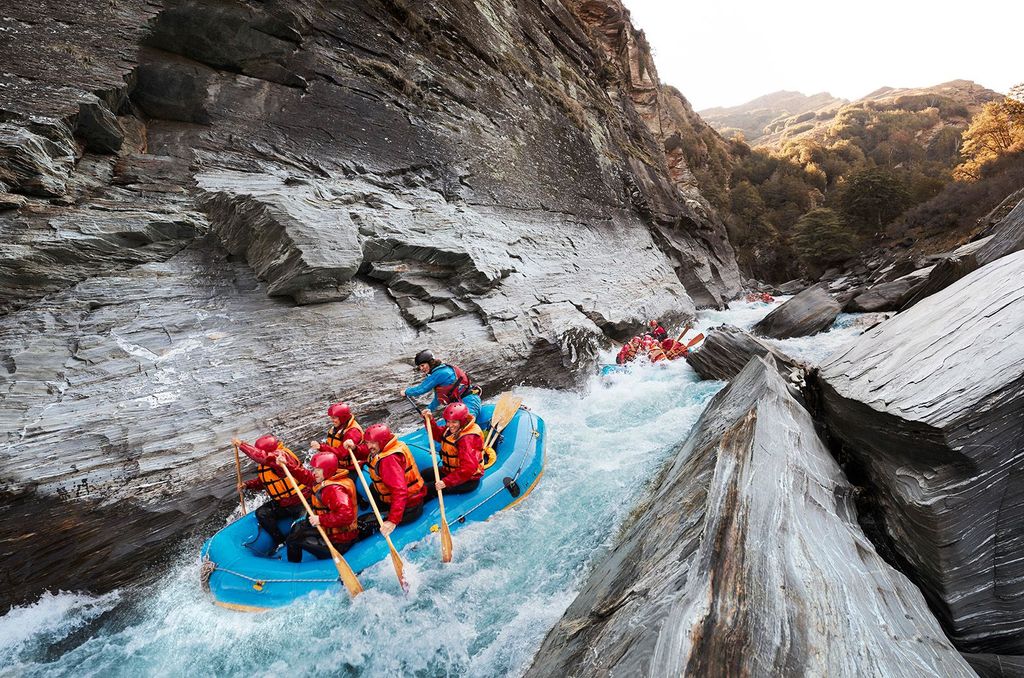 Queenstown: Wildwasser-Rafting-Abenteuer auf dem Shotover River