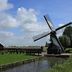 Traditionelle holländische Windmühle