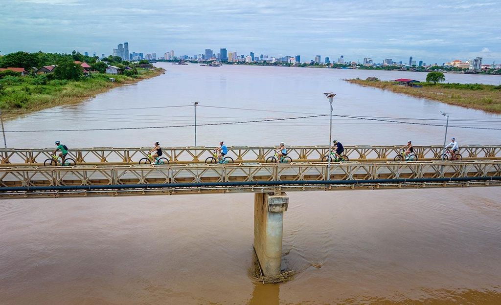 Phnom Penh: Seideninsel-Tour mit dem Fahrrad/E-Bike oder Tuk-Tuk