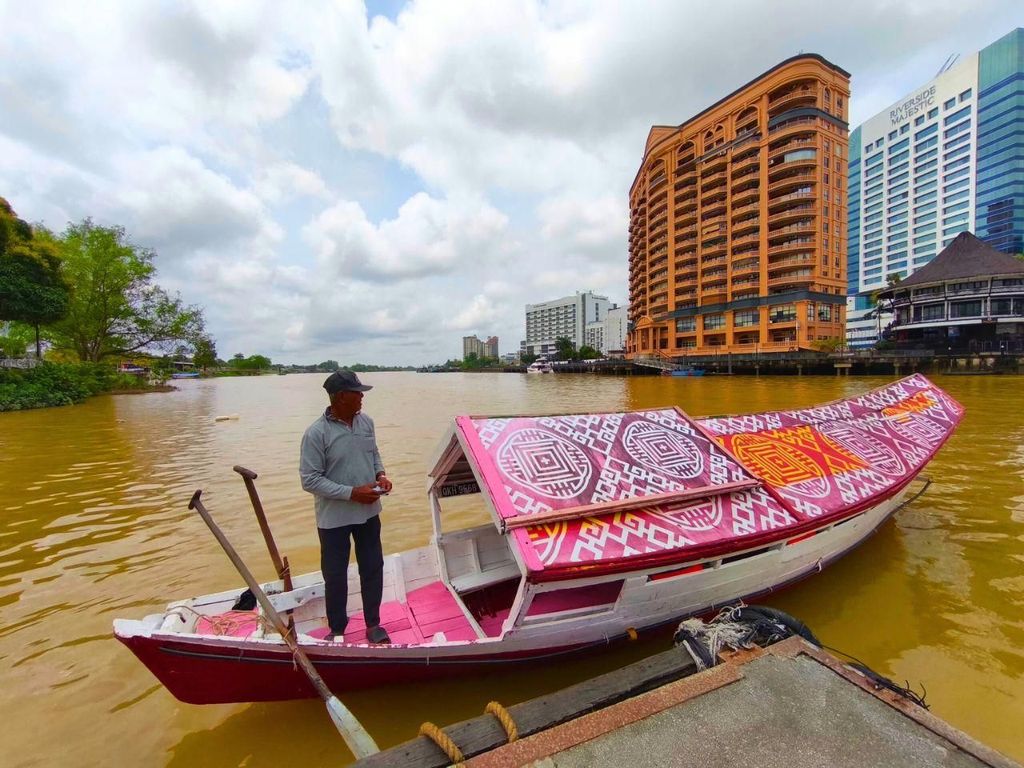 Kuching: Rundgang mit Sampan-Bootsfahrt und Mittagessen