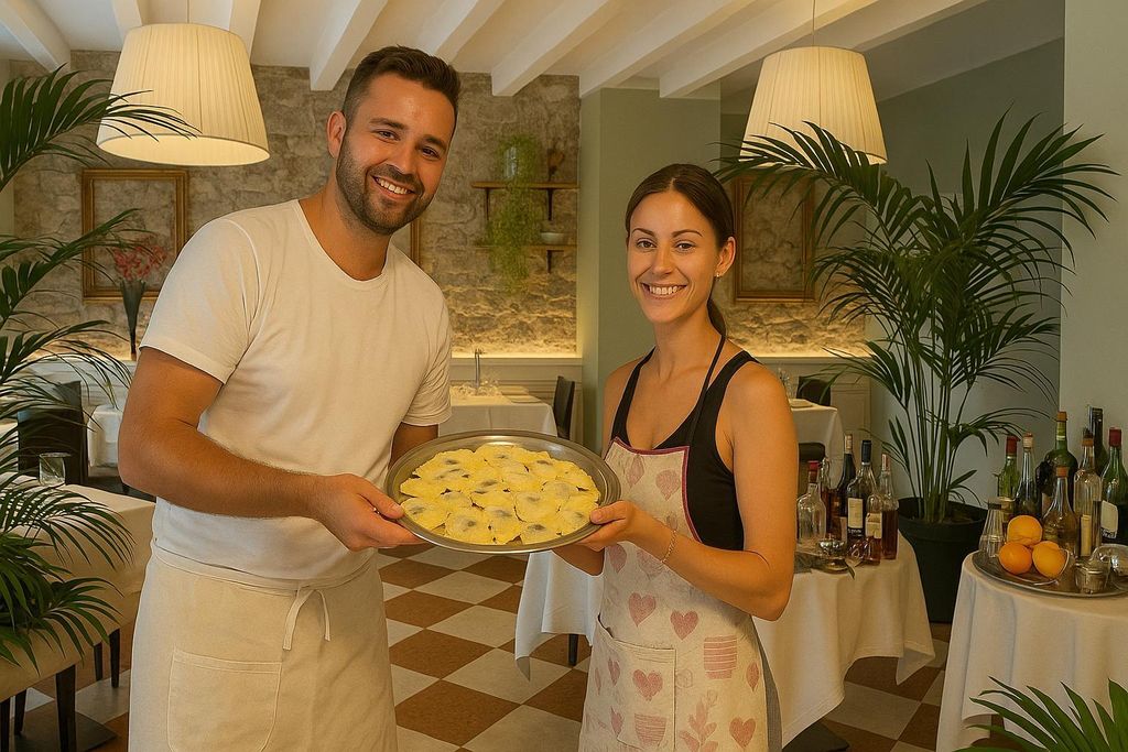 Arena von Verona: Der ORIGINAL-Kochkurs für frische Pasta und Tiramisù mit Wein