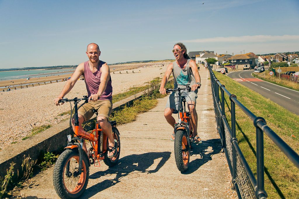 Camber Sands: Fette-Reifen-E-Bike-Verleih