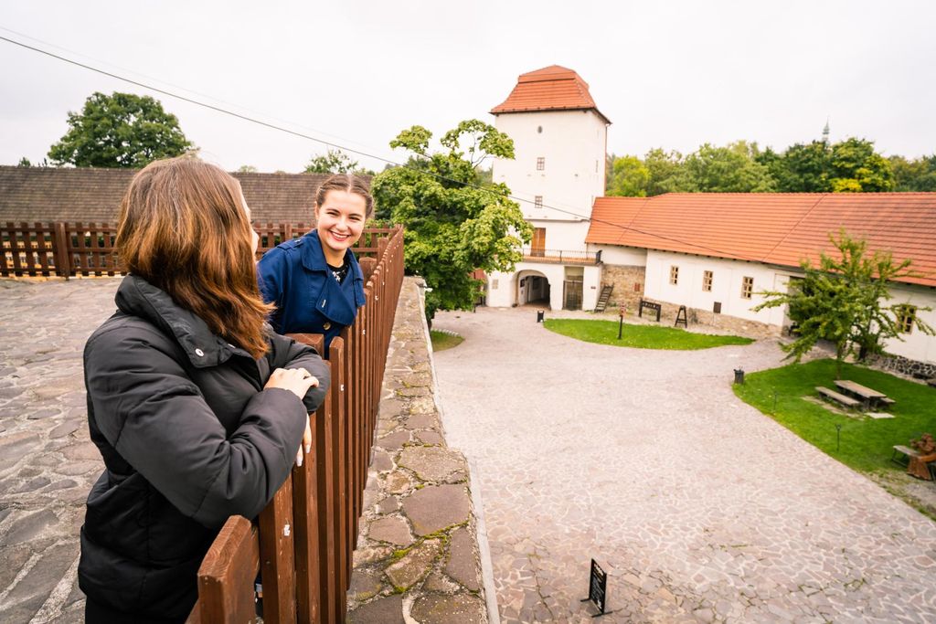Ostrau: Eingang zum schlesischen Schloss Ostrava