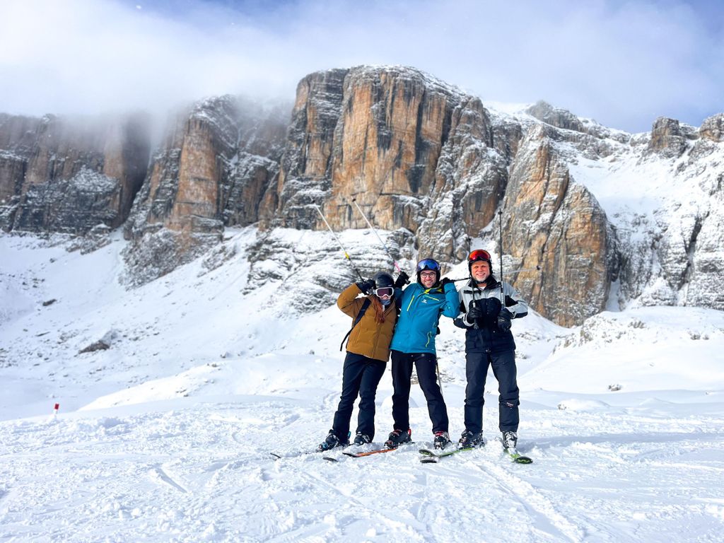 Dolomiten: Private Sellaronda-Skitour mit Bergführer