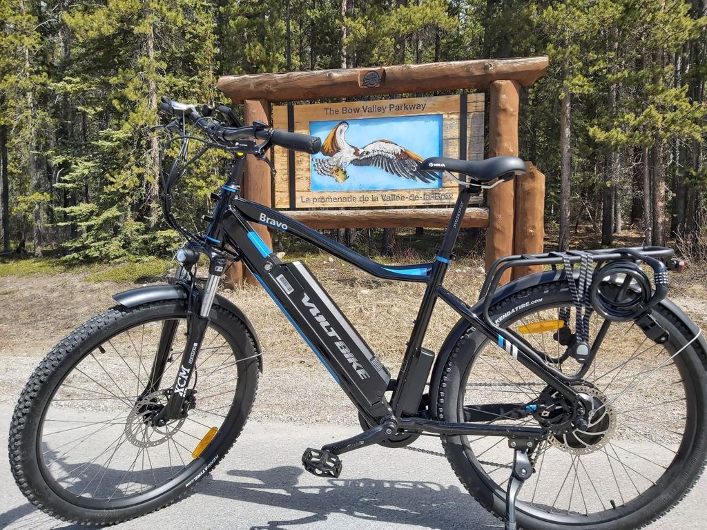 Banff: 4-stündige E-Bike- und Wandertour im Johnston Canyon