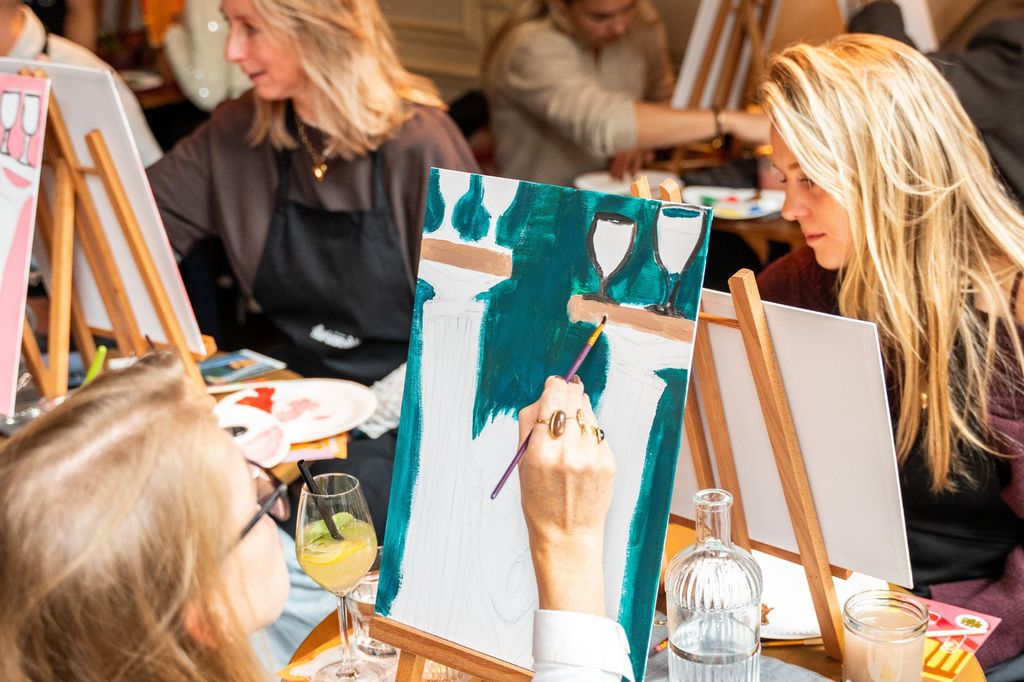 Haarlem: Brunch- und Malerlebnis mit Rembrandt van Wine