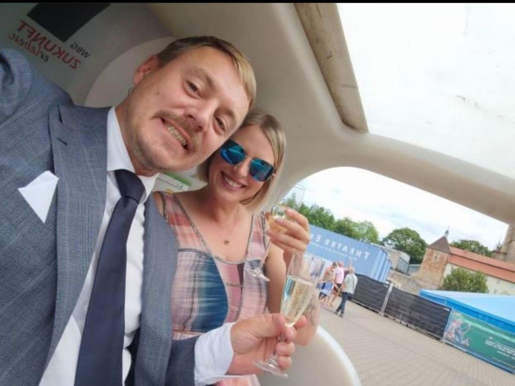 Erfurt: Romantische Rikscha-Tour für zwei