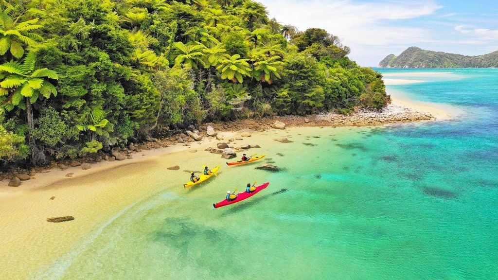 Abel Tasman Nationalpark: Bootstour, Kajakfahren und Wanderung