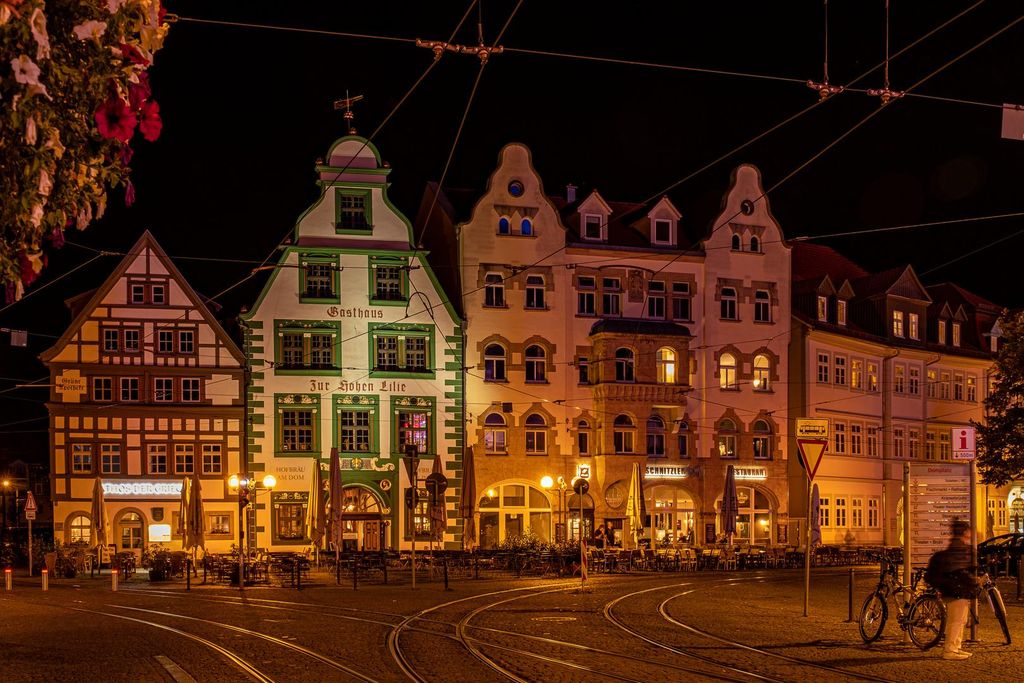 Erfurt: Mit Nachtwächter Schwalbe durch die Altstadt, inklusive Verkostung