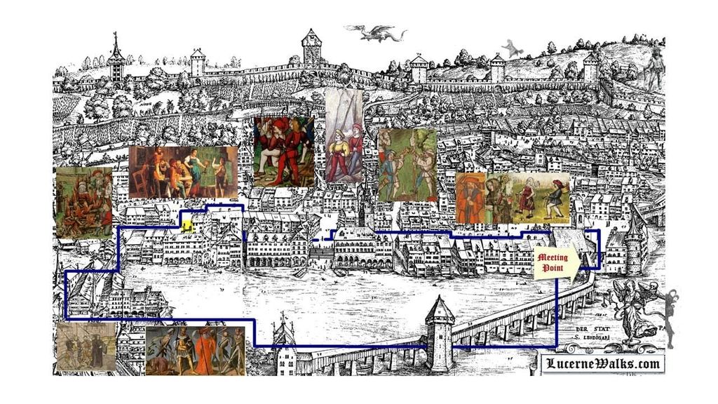 Luzern: 1-stündige historische Tour mit Nachtwächter