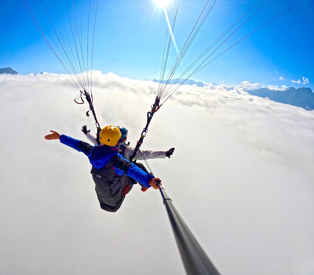 Fly Sapa: Höchster Gleitschirmflug mit Abholung und Rücktransport