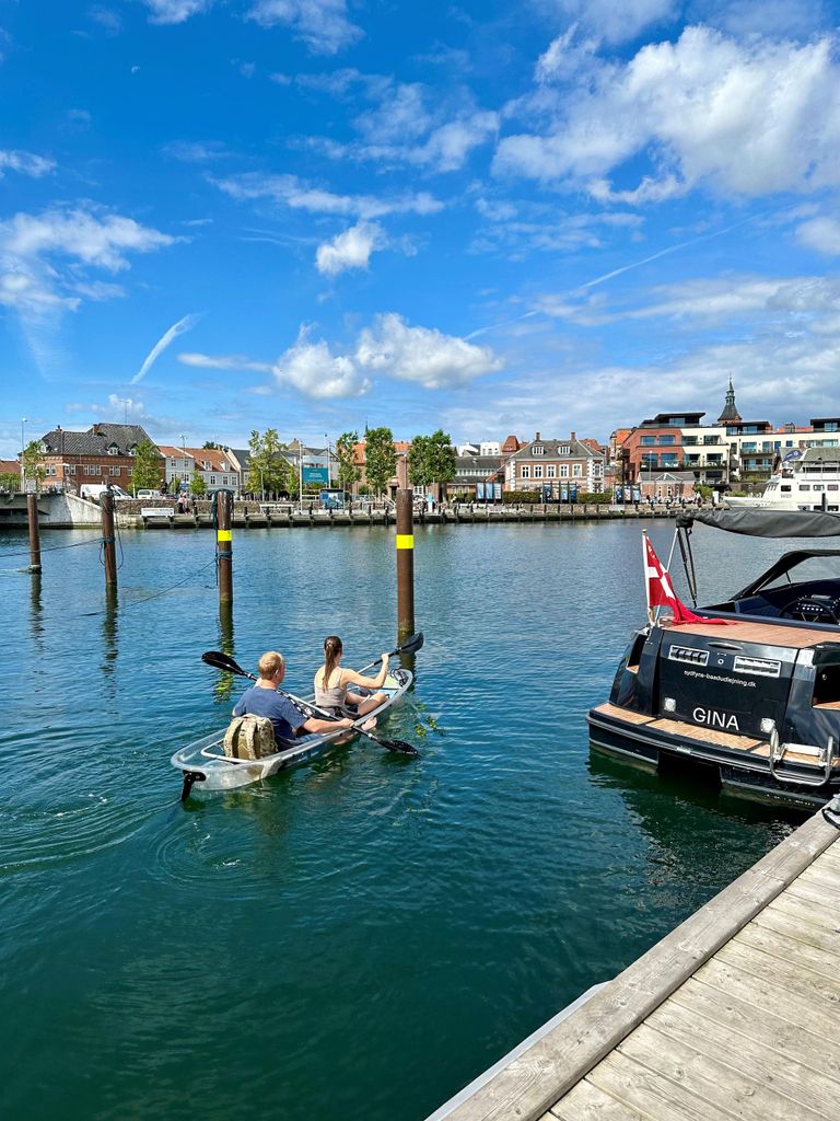 Svendborg: Fahrt mit dem durchsichtigen Kanu im Schärengarten