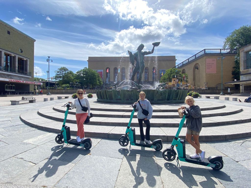 Göteborg: Private Scooter Tour mit Abholung vom Hotel