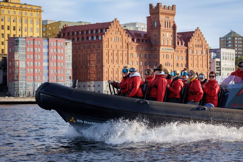 Stockholm: RIB-Speedboot-Tour & Besuch einer Schäreninsel