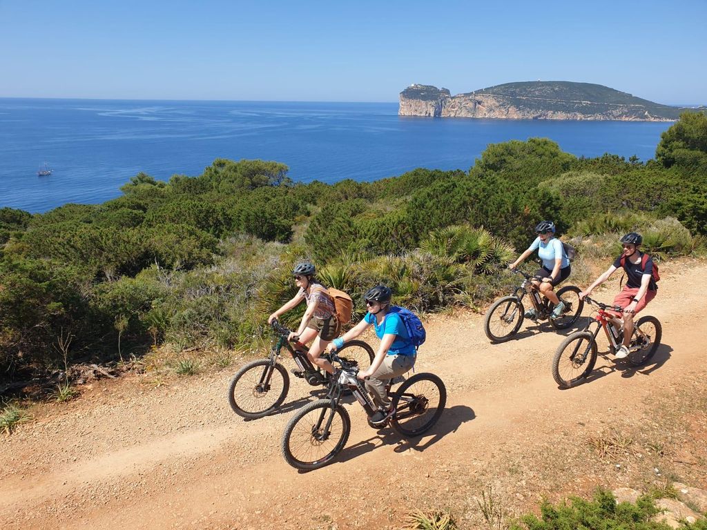 Alghero: Tour mit dem E-Bike durch den Naturpark Porto Conte
