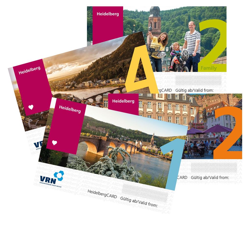 HeidelbergCard: 1, 2, oder 4 Tage