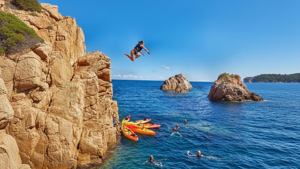 Estérel: Kajak-Abenteuer, Schnorcheln und Picknick & Aperitif