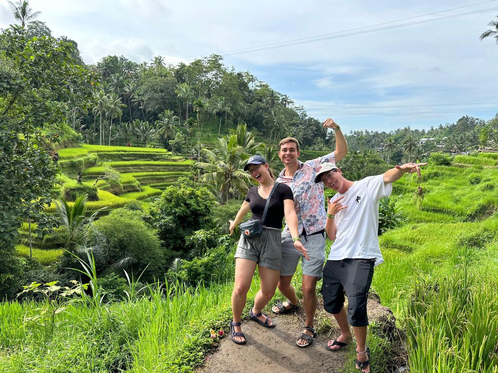 Ubud: Tirta Empul, Reisterrasse, Wasserfall und Custom Tour