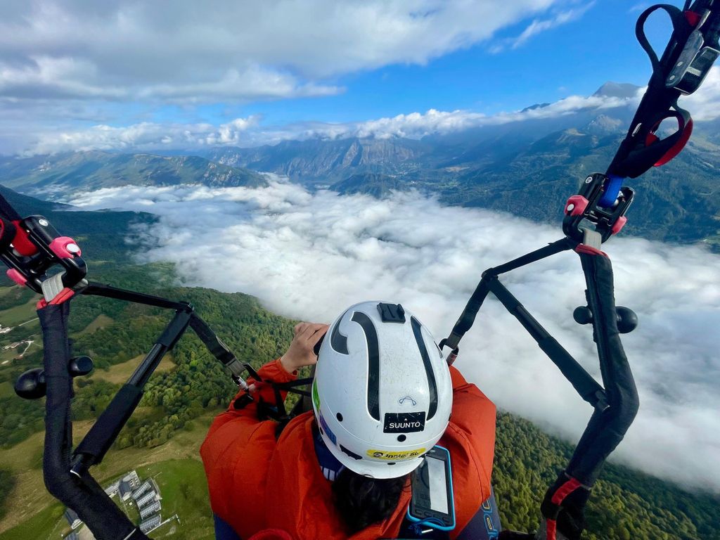 Bovec: Tandem-Paragliding über das Soča-Tal