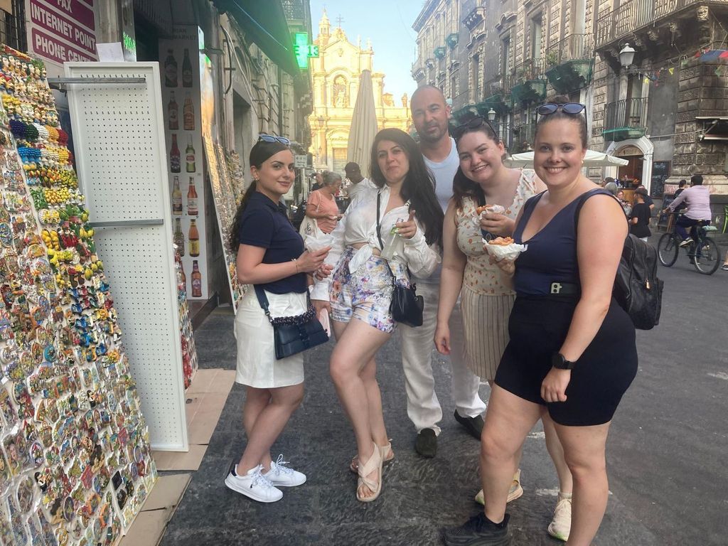Catania Street Foodtour: Fischmarkt & Stadtzentrum
