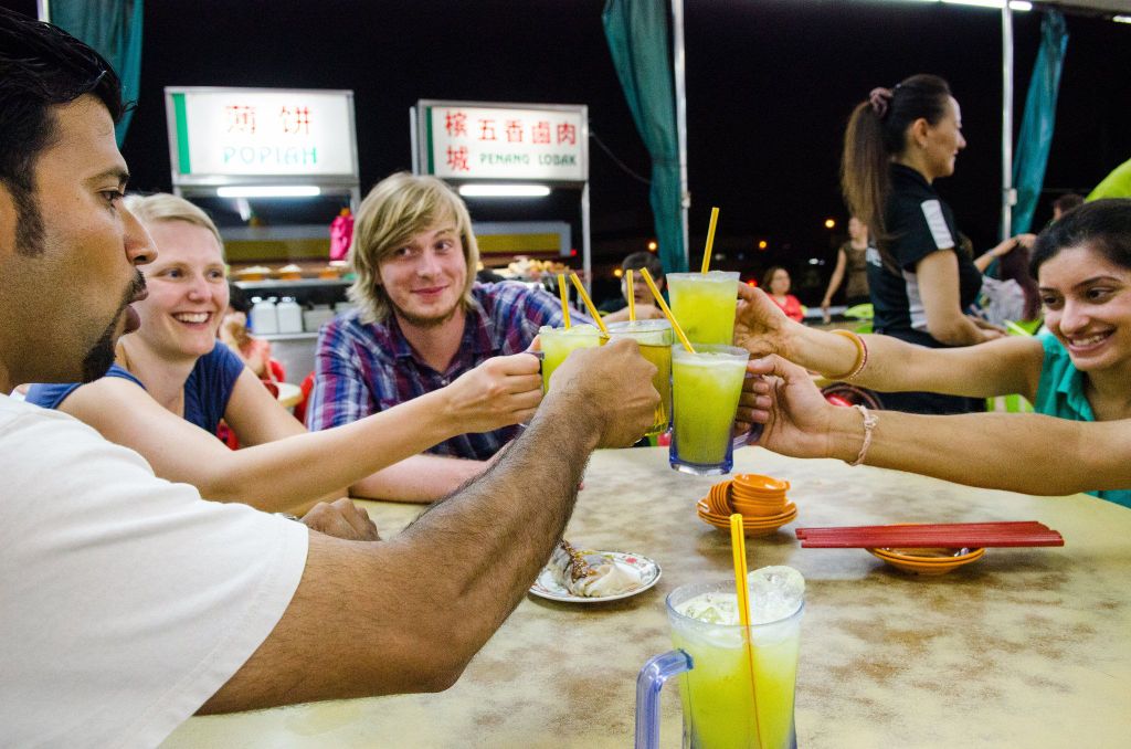 Straßenküche in Kuala Lumpur abseits vom Rummel