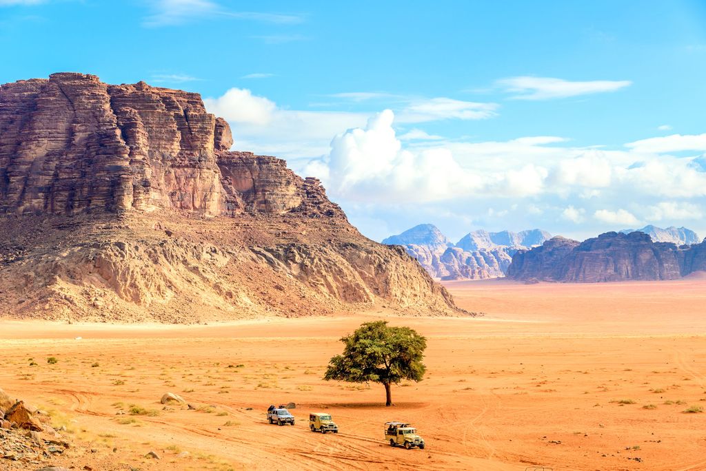 Von Aqaba aus: Jeep Tour zur Wadi Rum Wüste