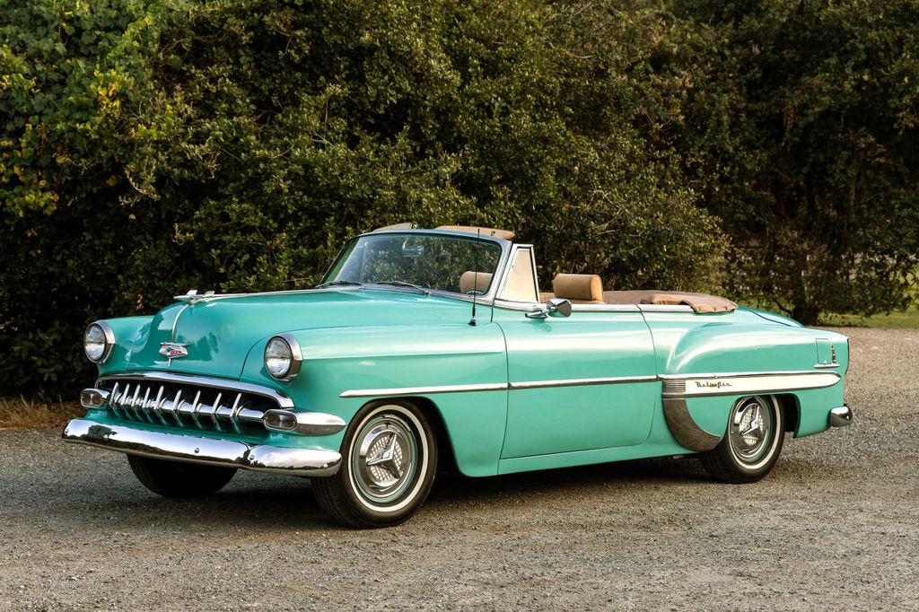 Monterey & Big Sur: 1954 Chevy Bel Air Cabrio mieten
