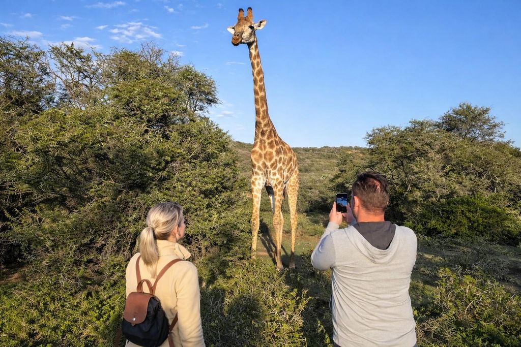Addo Wildlife Experience: Giraffenwanderung & Pirschfahrt
