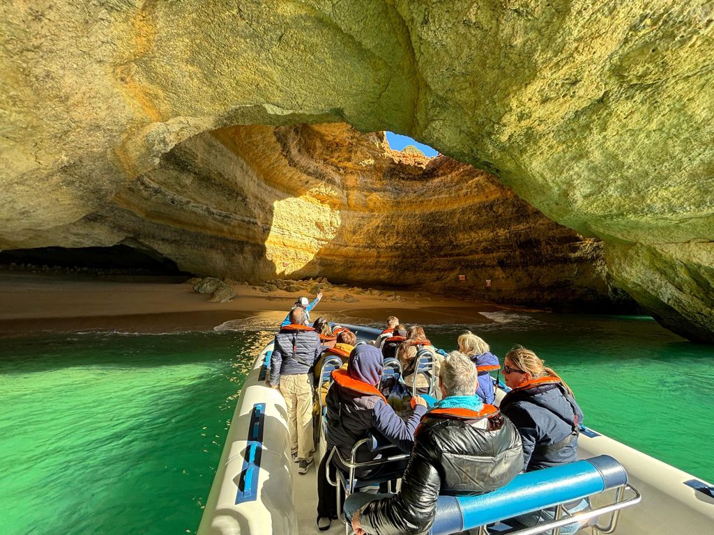 Von Lagos: Bootsfahrt nach Benagil