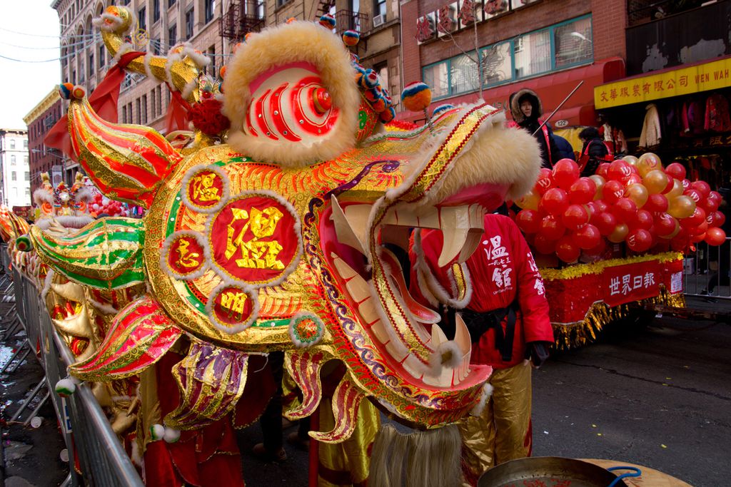 Parade beim Mondfest in China Town