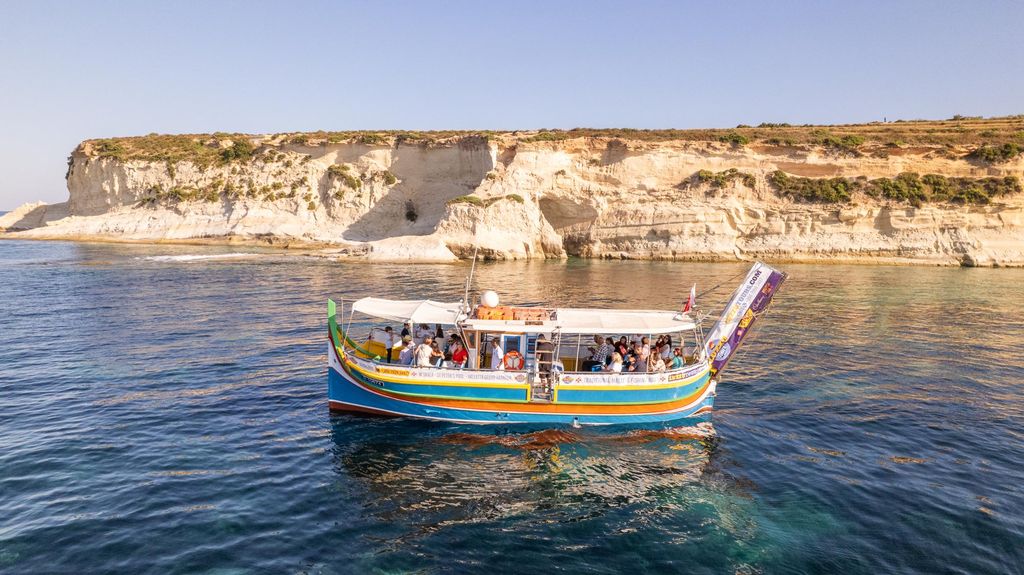 Malta: Bootstour bei Sonnenuntergang zum St. Peter's Pool und zur Südküste