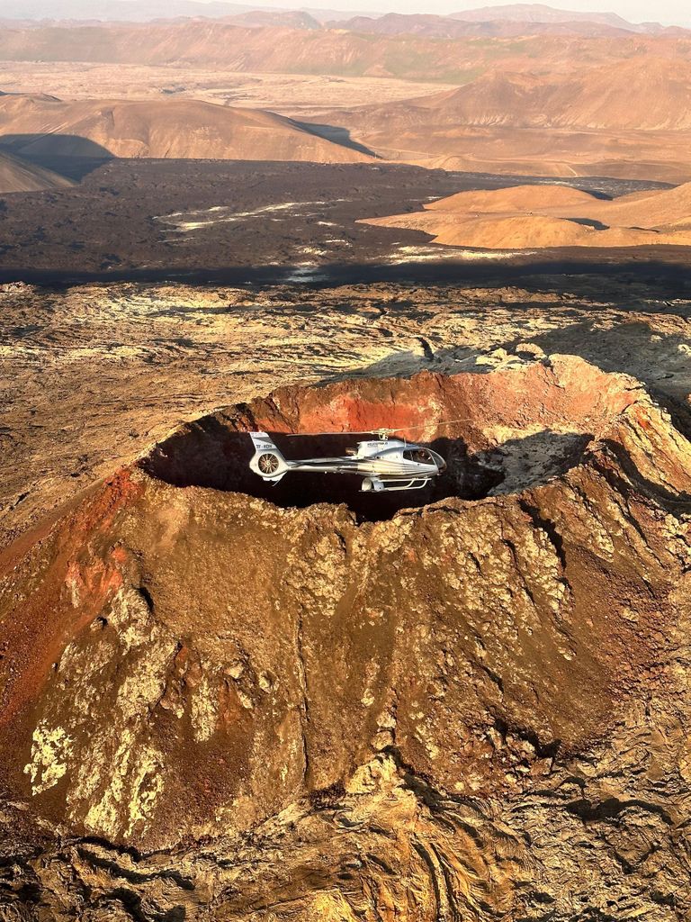 Reykjanes: Fagradalsfjall Eruption Helikoptertour